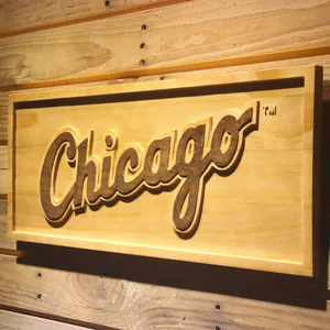Chicago White Sox 4 Wood Sign