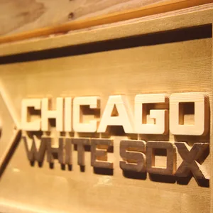 Chicago White Sox 5 Wood Sign