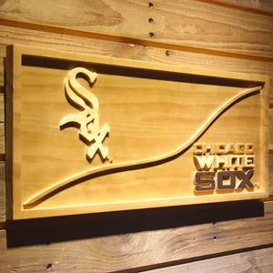 Chicago White Sox Split Wood Sign