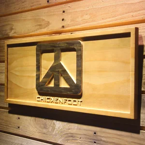 Chickenfoot Wood Sign