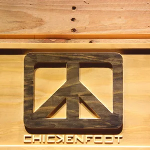 Chickenfoot Wood Sign