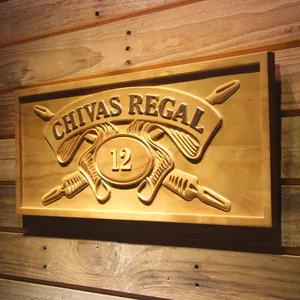 Chivas Regal 12 Wood Sign