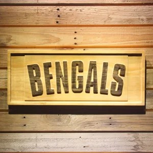 Cincinnati Bengals 1980 Logo Wood Sign - Legacy Edition