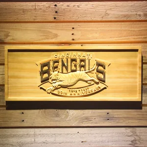 Cincinnati Bengals 30th Anniversary Logo Wood Sign - Legacy Edition
