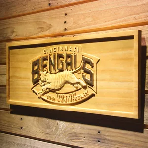 Cincinnati Bengals 30th Anniversary Logo Wood Sign - Legacy Edition