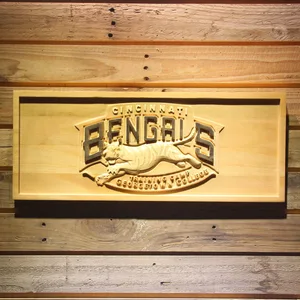 Cincinnati Bengals Georgetown College Training Camp Wood Sign