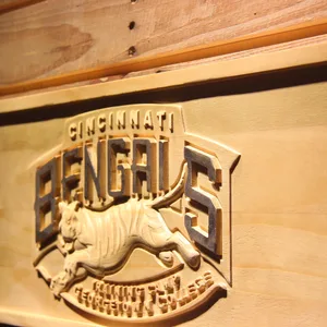 Cincinnati Bengals Georgetown College Training Camp Wood Sign