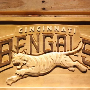 Cincinnati Bengals Wood Sign - Legacy Edition