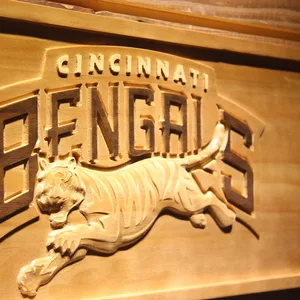 Cincinnati Bengals Wood Sign - Legacy Edition