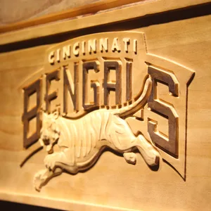 Cincinnati Bengals Wood Sign - Legacy Edition