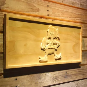 Cleveland Browns 1959-1969 Logo Wood Sign - Legacy Edition