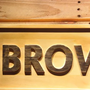 Cleveland Browns 1972-2002 Logo Wood Sign - Legacy Edition