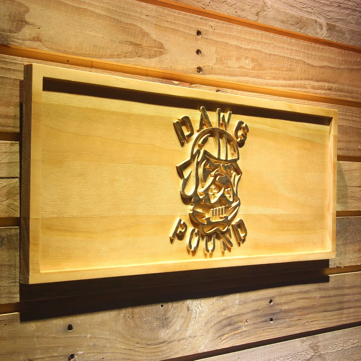 Cleveland Browns 1999-2002 Dawg Pound Wood Sign - Legacy Edition