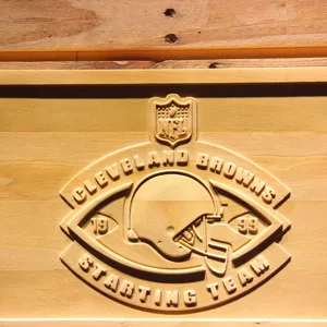 Cleveland Browns Starting Team Wood Sign - Legacy Edition