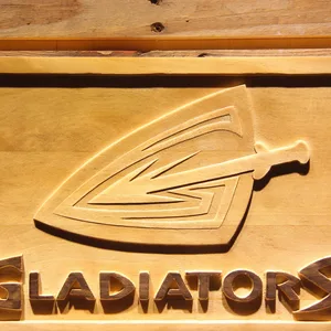 Cleveland Gladiators Wood Sign