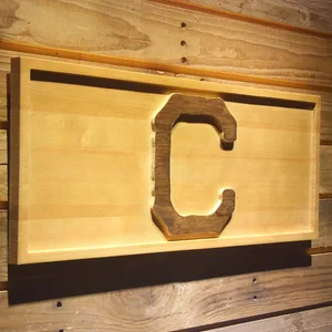 Cleveland Indians 1917-1918 Wood Sign - Legacy Edition