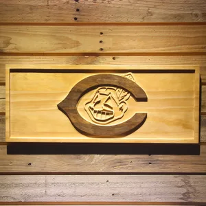 Cleveland Indians 1954-1957 Wood Sign - Legacy Edition
