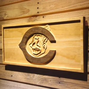Cleveland Indians 1954-1957 Wood Sign - Legacy Edition