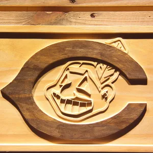 Cleveland Indians 1954-1957 Wood Sign - Legacy Edition