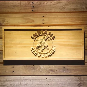 Cleveland Indians 1973-1978 Text Wood Sign - Legacy Edition