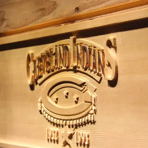 Cleveland Indians Cleveland Municipal Stadium Wood Sign - Legacy Edition