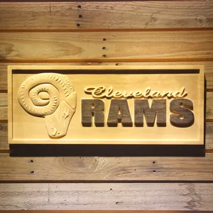 Cleveland Rams 1941-1942 Wood Sign - Legacy Edition