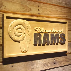 Cleveland Rams 1941-1942 Wood Sign - Legacy Edition