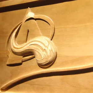 Colorado Avalanche Split Wood Sign