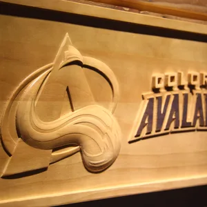 Colorado Avalanche Wood Sign