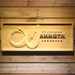 Colorado Mammoth Wood Sign