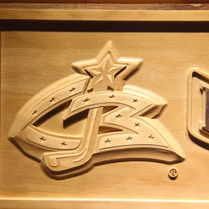 Columbus Blue Jackets Wood Sign - Legacy Edition