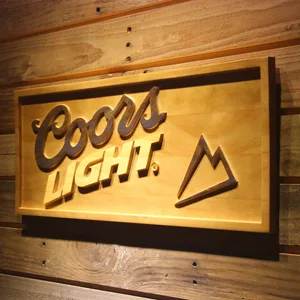 Coors Light Wood Sign