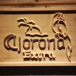 Corona Extra - Parrot Wood Sign
