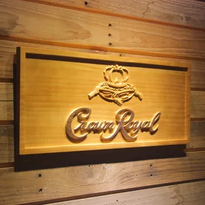 Crown Royal Wood Sign