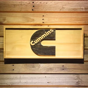 Cummins Wood Sign