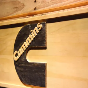 Cummins Wood Sign