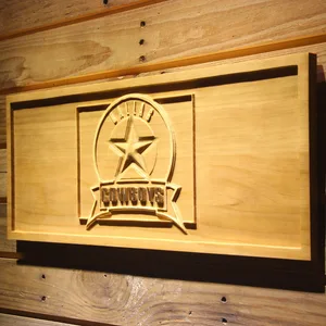 Dallas Cowboys Badge 2 Wood Sign