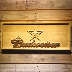 Dallas Cowboys Budweiser Wood Sign