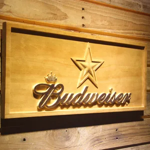 Dallas Cowboys Budweiser Wood Sign