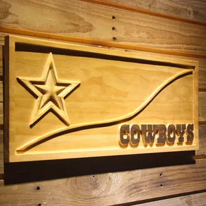 Dallas Cowboys Split Wood Sign