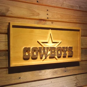 Dallas Cowboys Star Wood Sign