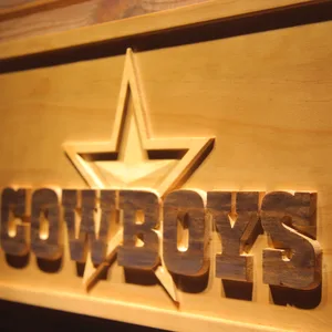 Dallas Cowboys Star Wood Sign