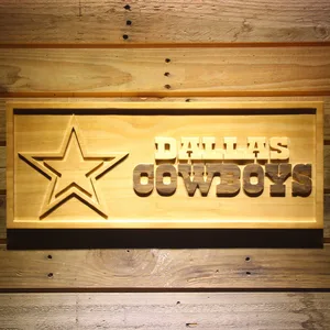 Dallas Cowboys Wood Sign