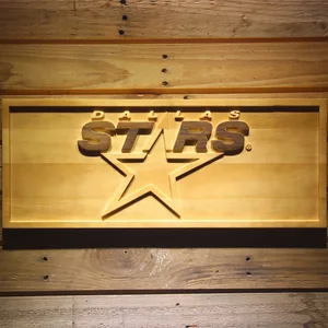 Dallas Stars Wood Sign - Legacy Edition