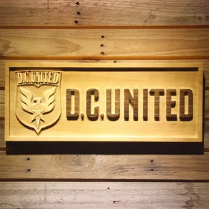 DC United Wood Sign - Legacy Edition