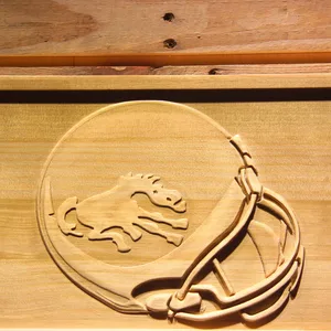 Denver Broncos 1962-1965 Helmet Wood Sign - Legacy Edition