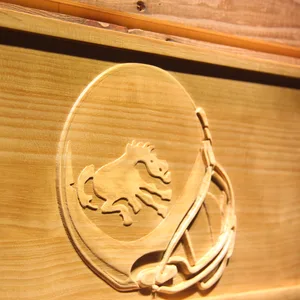 Denver Broncos 1962-1965 Helmet Wood Sign - Legacy Edition