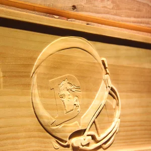 Denver Broncos 1975-1996 Helmet Wood Sign - Legacy Edition