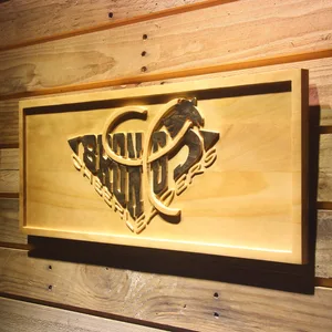 Denver Broncos Cheerleaders Logo Wood Sign