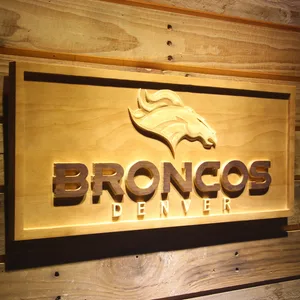 Denver Broncos Wood Sign